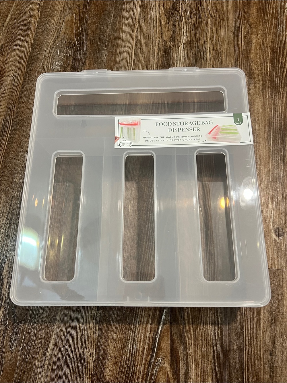 Food storage bag dispenser